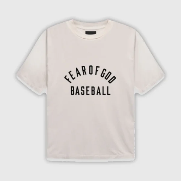 Essentials Fear of God Baseball T Shirt Cream (3)