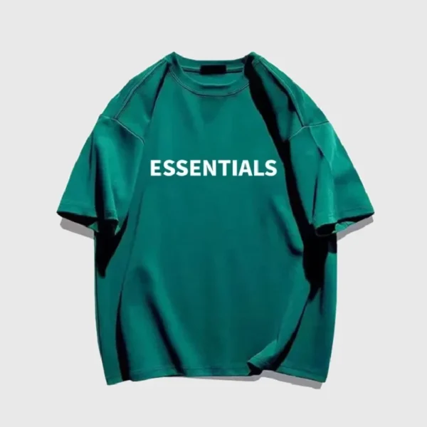 Essentials Fear of God T Shirt Green (2)