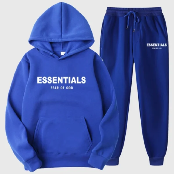 Essentials Fear of God Tracksuits Blue (3)