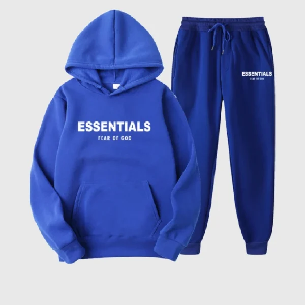 Essentials Fear of God Tracksuits Blue (4)