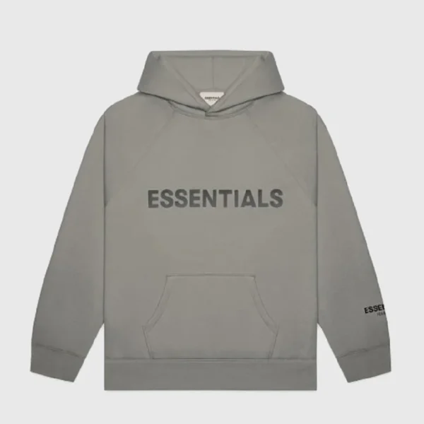 Fear Of God Essential Oversized Hoodie Gray (1)