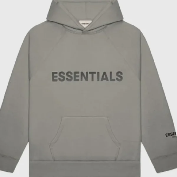 Fear Of God Essential Oversized Hoodie Gray (2)