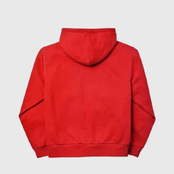 Fear Of God Essentials Red Hoodie