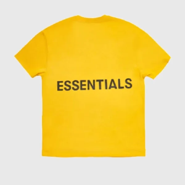 Fear of God Essentials Boxy Graphic T‑Shirt Yellow (1)