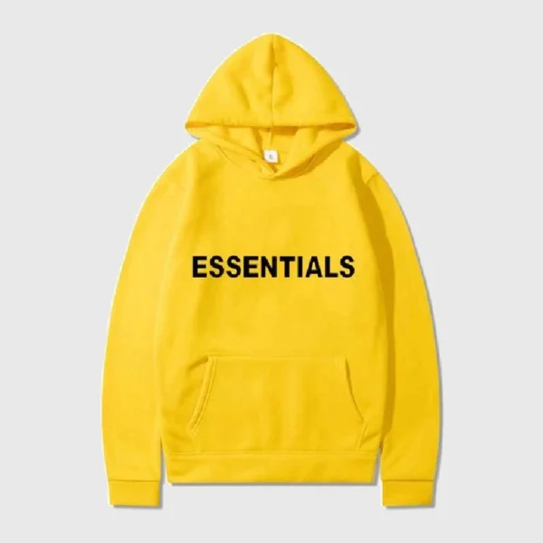 Fear of God Essentials Hoodie Yellow (1)