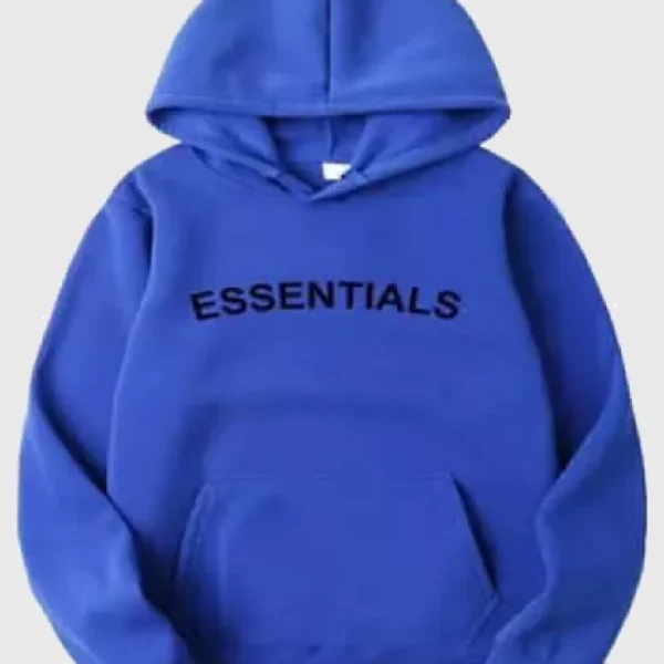 Fear of God Essentials Oversized Hoodie Blue (1)