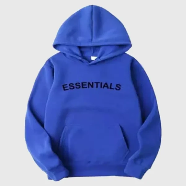 Fear of God Essentials Oversized Hoodie Blue (2)