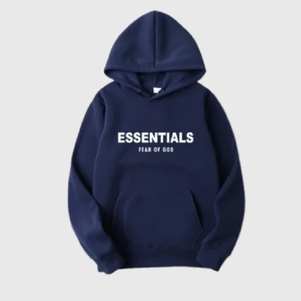 Fear of God Essentials Oversized Hoodie Navy (2)